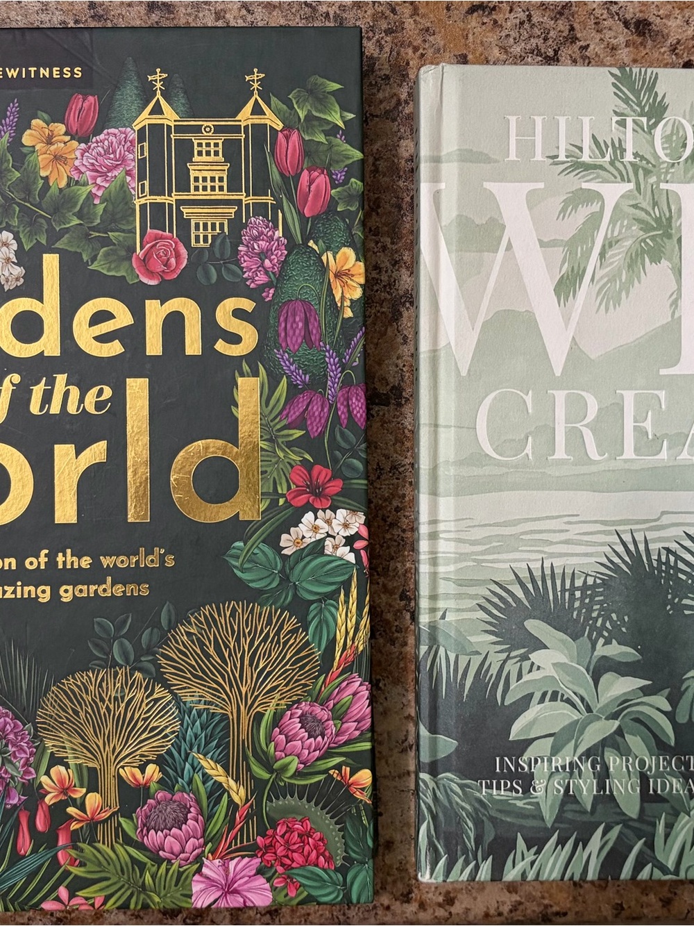 x2 Garden Coffee Table Books - “Gardens of the World” & “Wild Creations”